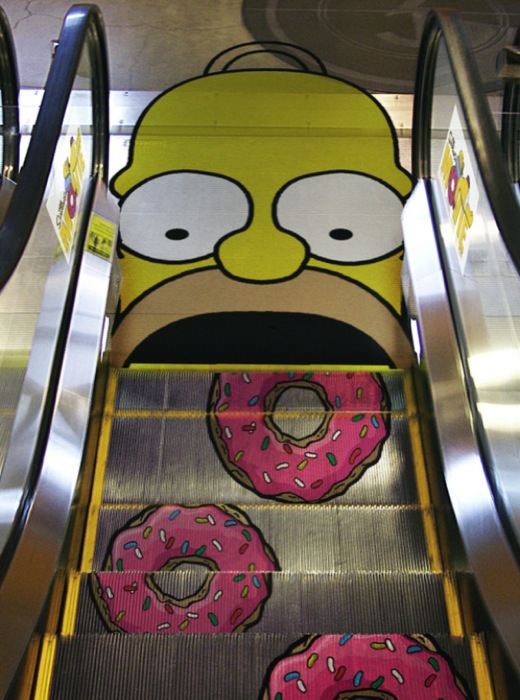 Donuts' escalator